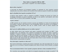 Tablet Screenshot of inquerito.bolseiros.org
