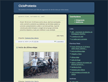 Tablet Screenshot of cicloprotesto.bolseiros.org